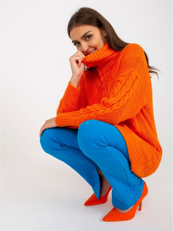 Megztinis-LC-SW-8015.25P-oranžinis