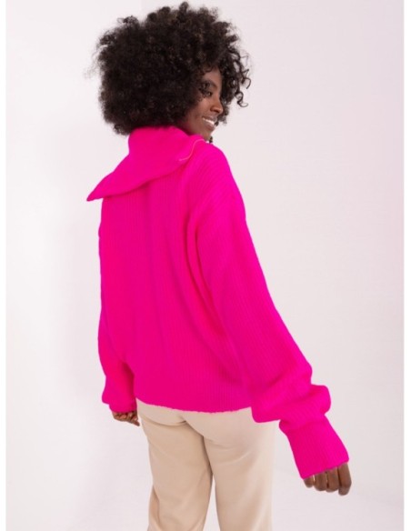 Megztinis-BA-SW-0374.07P-fluo rožinis
