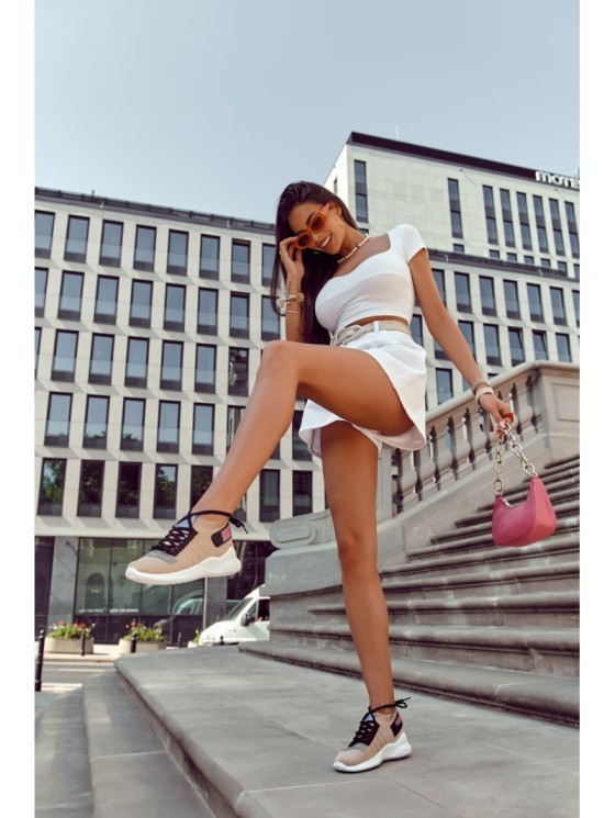 Women's Sport Shoes Slip-on Beige Klayra 2