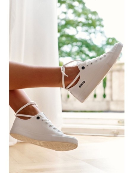 Women's Low Material Sneakers Big Star KK274008 White