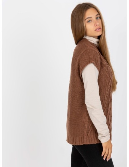 Liemenė-D90027W90785B2-ruda