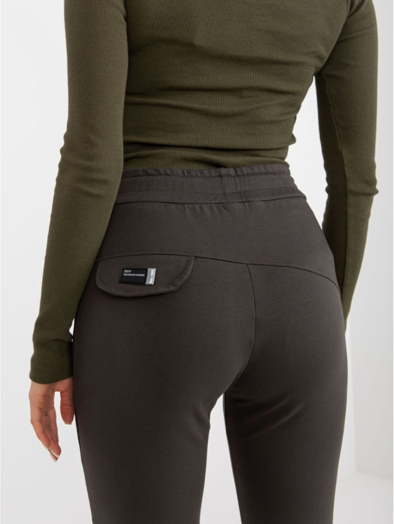Spodnie dresowe-RV-DR-8369.89P-ciemny khaki