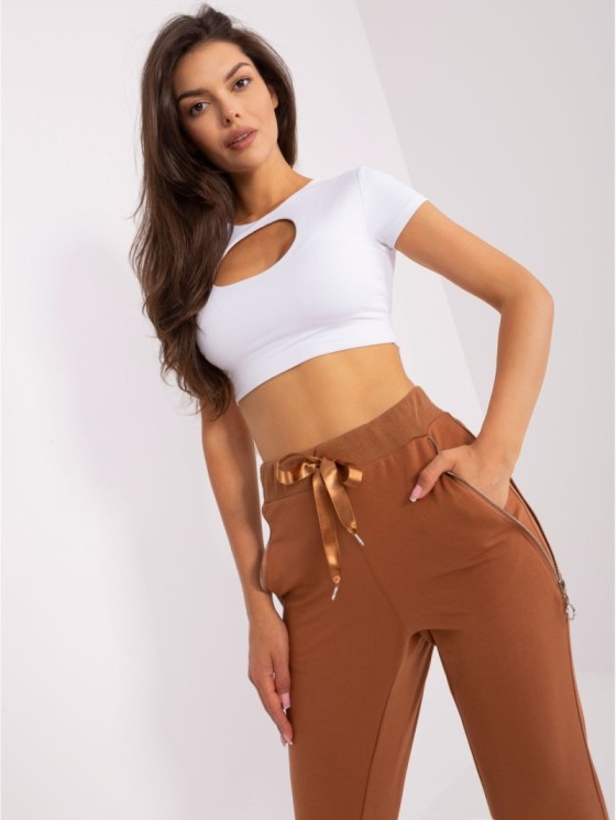 Spodnie dresowe-EM-DR-HW-20-389.36-jasny brązowy 2
