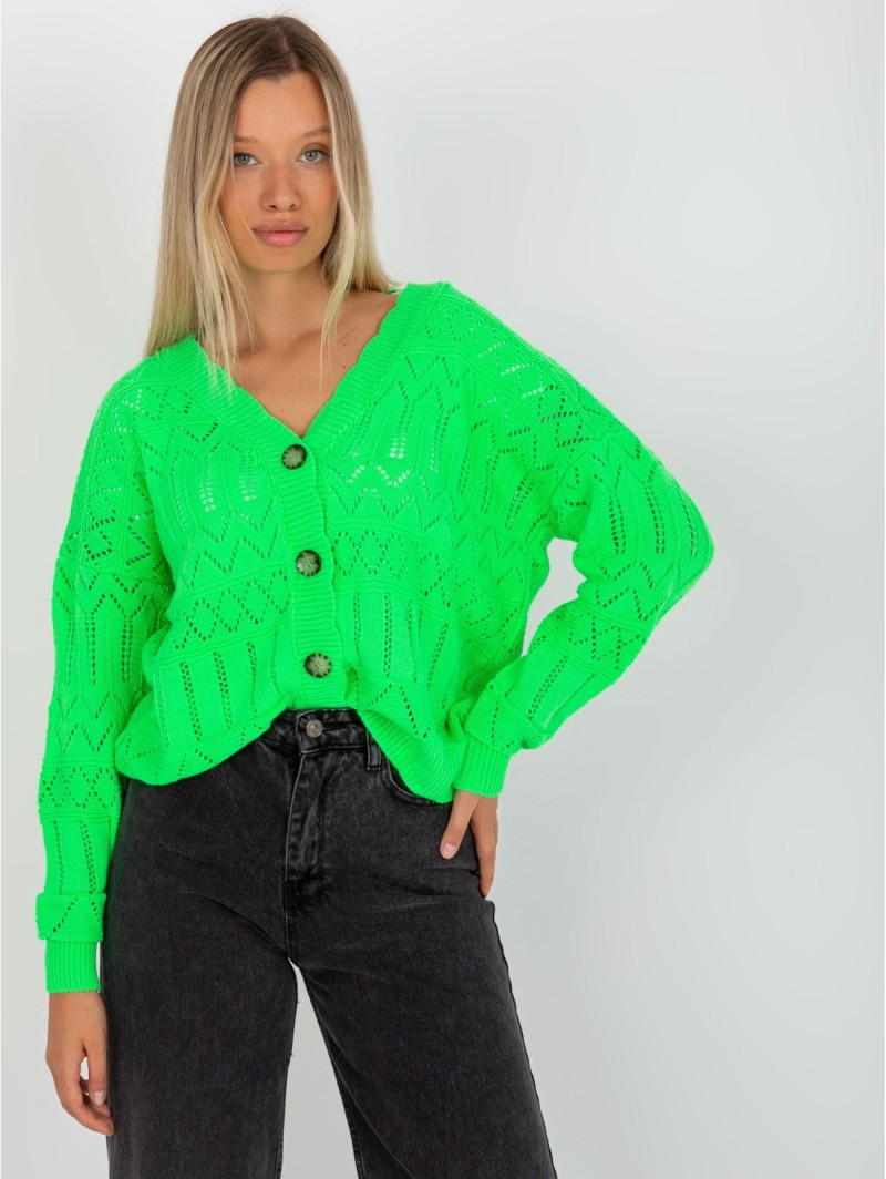 Megztinis-LC-SW-8022.04P-fluo žalias
