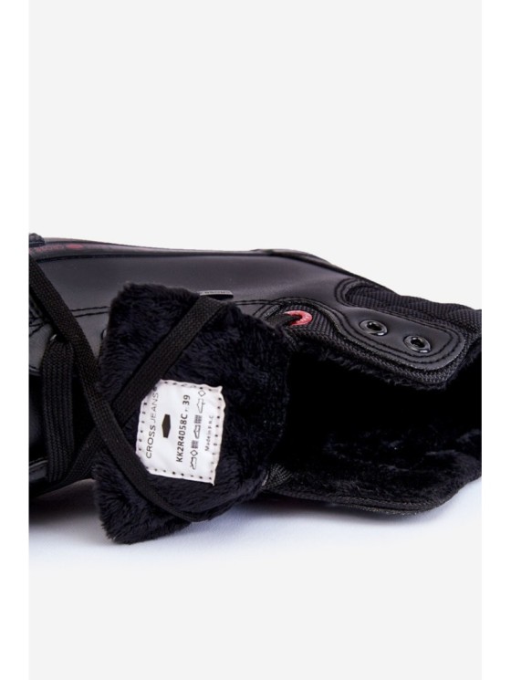 Moteriški aukšti sportbačiai Cross Jeans KK2R4058C juodi 2