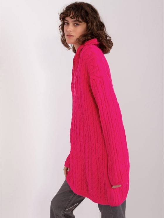 Megztinis-BA-SW-0282.13P-fluo rožinis 2