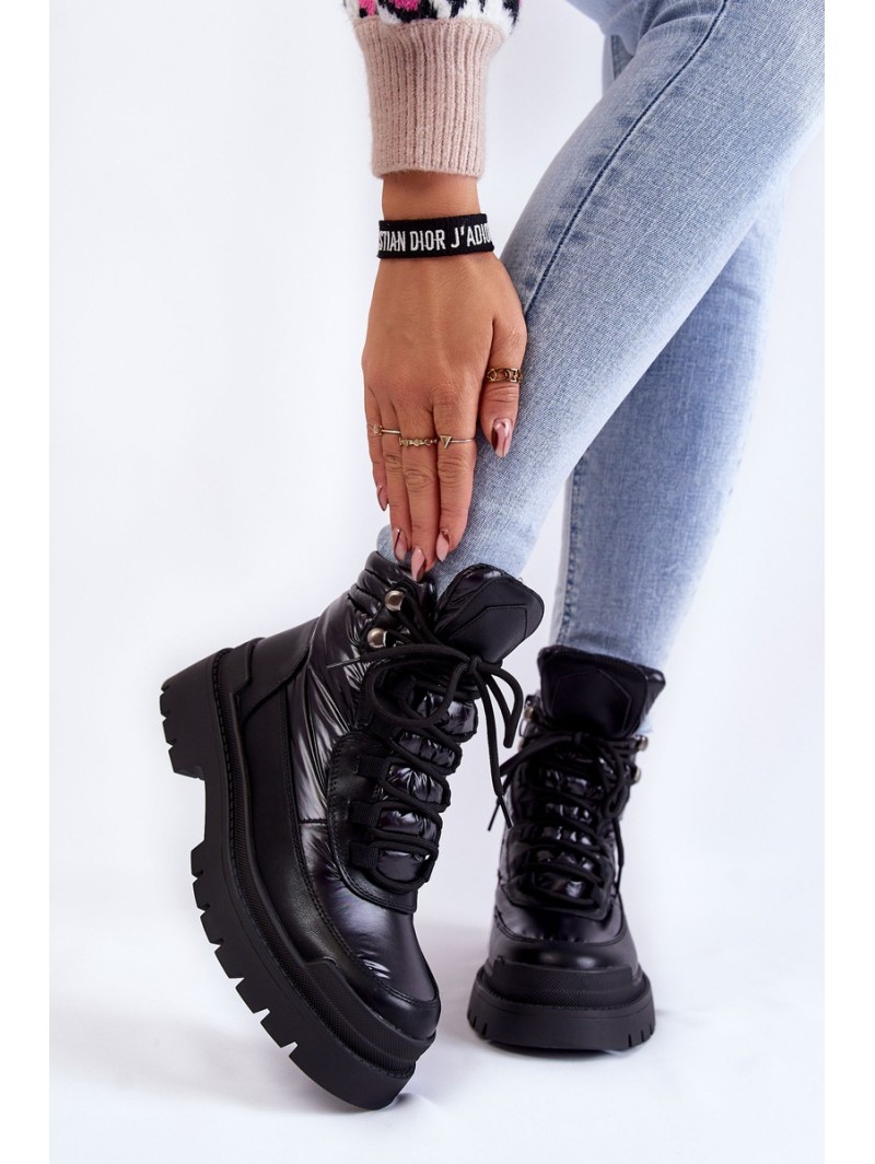 Women's Boots On The Platform Black Nerina