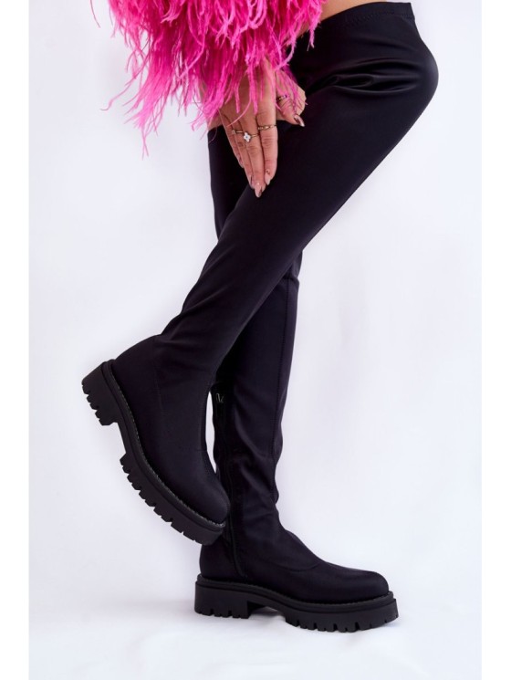 Women's Boots Over The Knee Black Brinna 2