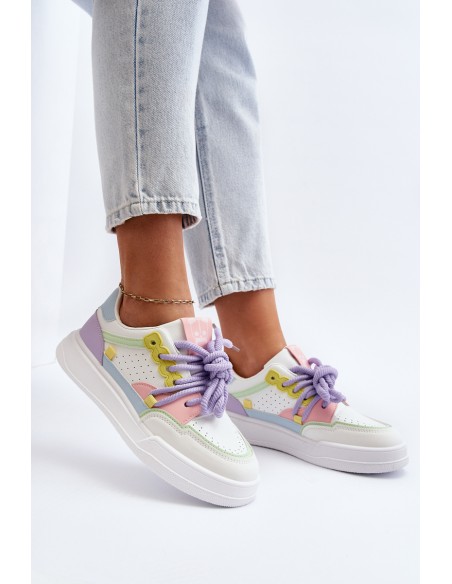 Women's Eco Leather Sneakers Multicolor Avanalis
