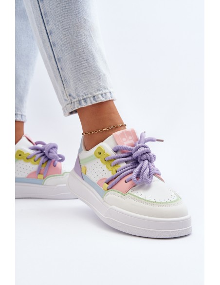 Women's Eco Leather Sneakers Multicolor Avanalis