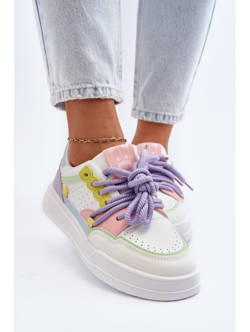 Women's Eco Leather Sneakers Multicolor Avanalis