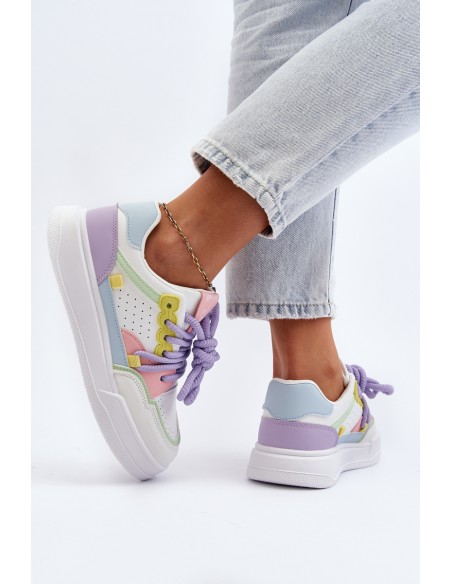 Women's Eco Leather Sneakers Multicolor Avanalis