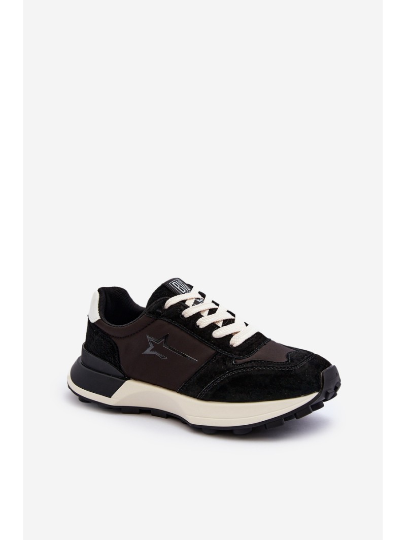 Women's Leather Sneakers Big Star NN274963 Black