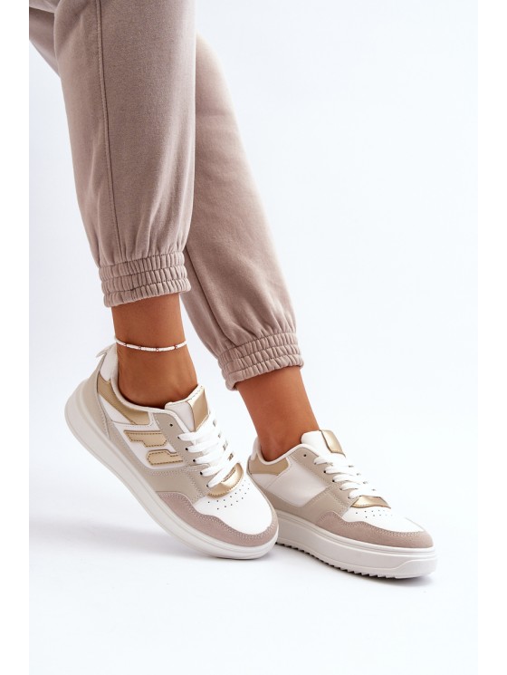 Women's Low Sneakers Beige Regines 2