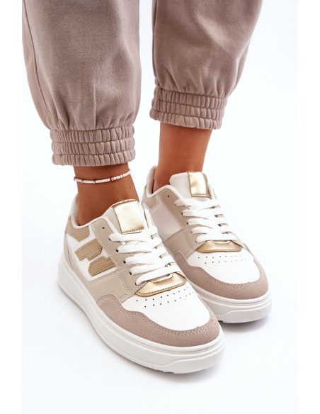 Women's Low Sneakers Beige Regines