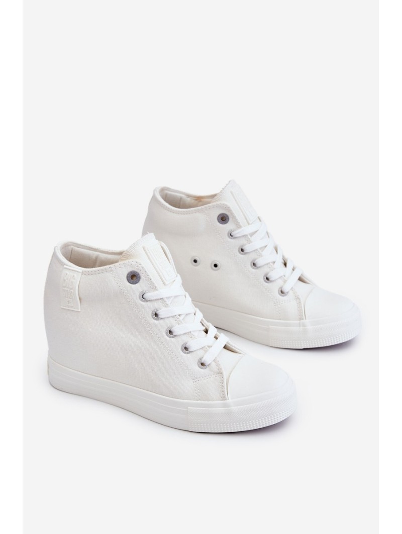 Hidden Wedge High Sneakers Big Star LL274035 balti