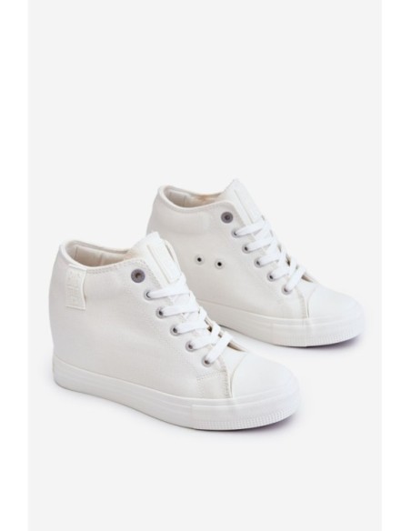 Hidden Wedge High Sneakers Big Star LL274035 balti