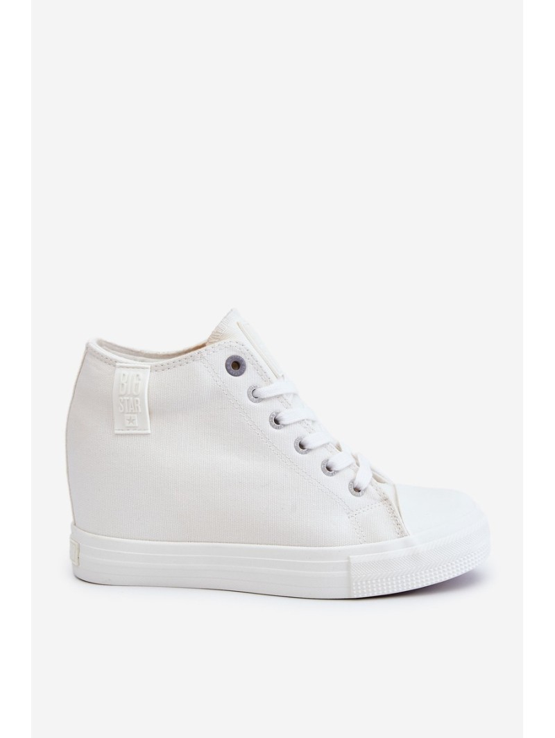 Hidden Wedge High Sneakers Big Star LL274035 balti