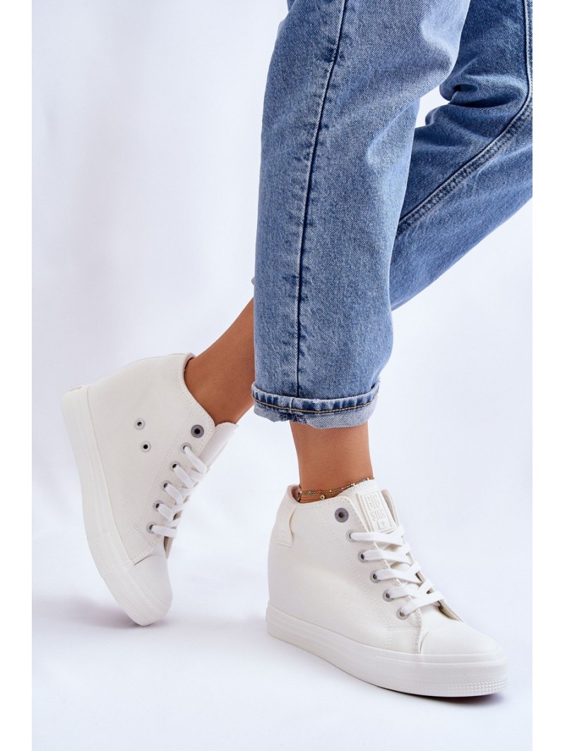 Hidden Wedge High Sneakers Big Star LL274035 balti