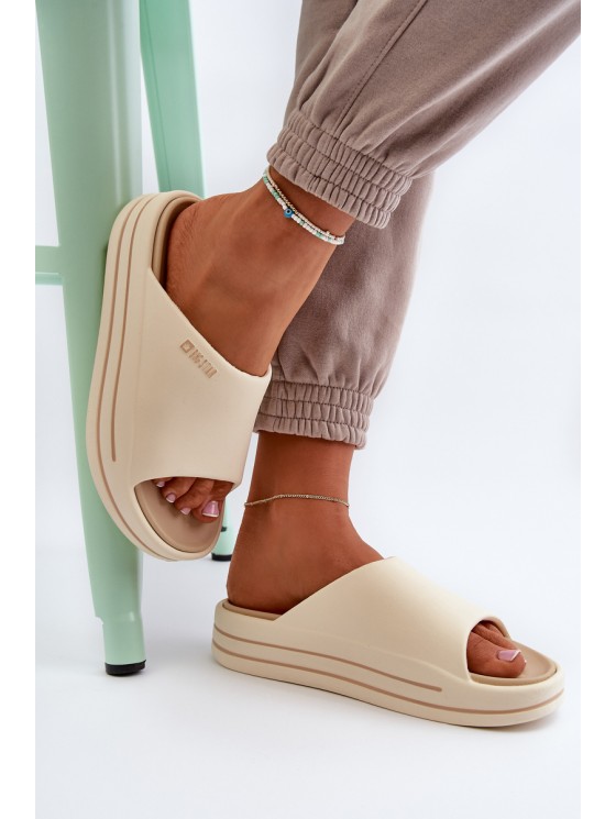 Women's Platform Sandals Big Star NN274A034 Beige 2