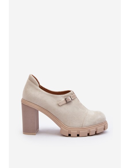 Women's High Heel Pumps Light Beige Tauina