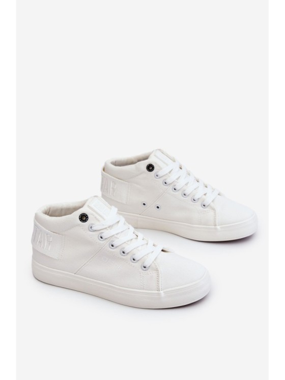 Women's Classic High Top Sneakers Big Star LL274002 White 2