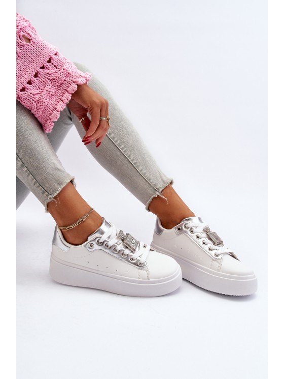 Women's Sneakers with Decoration White Celedria 2