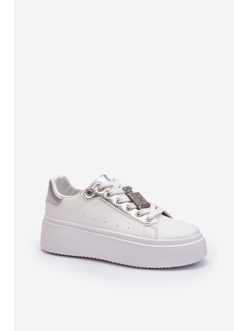 Women's Sneakers with Decoration White Celedria