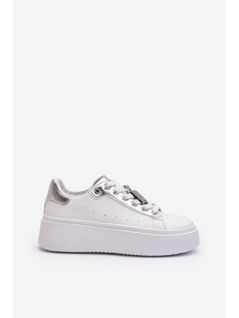 Women's Sneakers with Decoration White Celedria