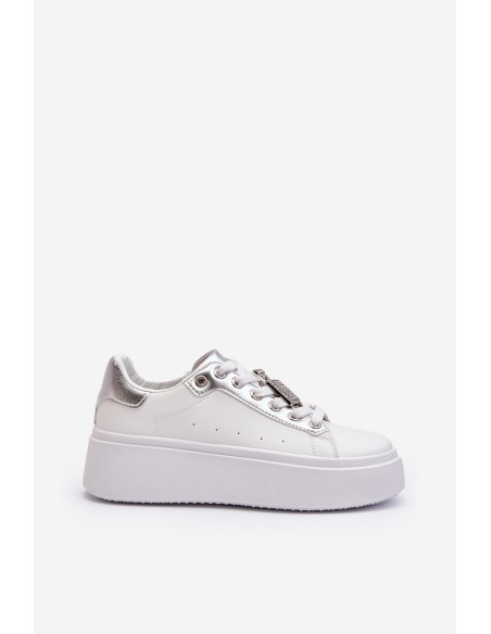 Women's Sneakers with Decoration White Celedria
