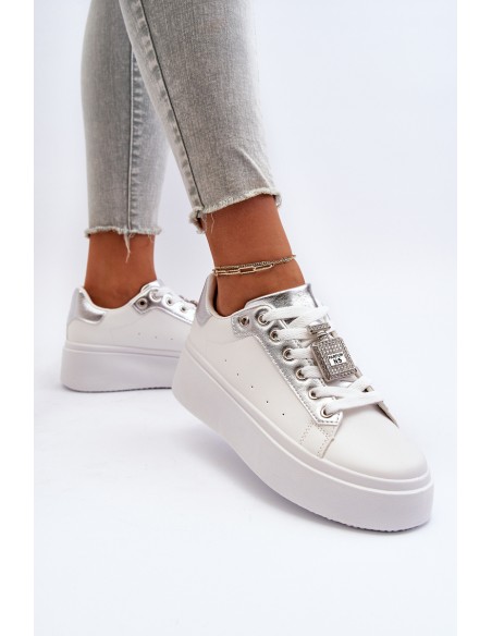 Women's Sneakers with Decoration White Celedria