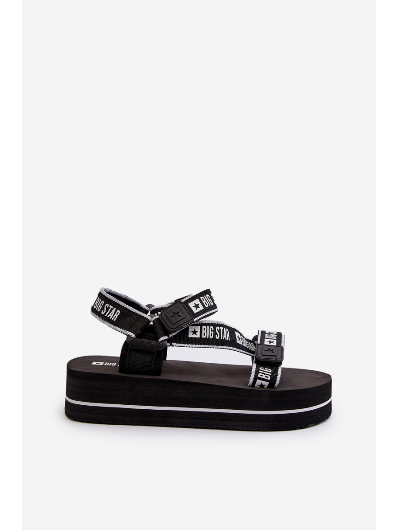 Women's Platform Sandals Big Star NN274A525 Black