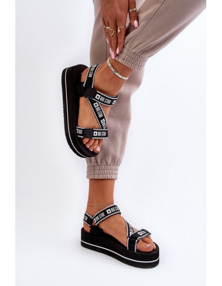 Women's Platform Sandals Big Star NN274A525 Black