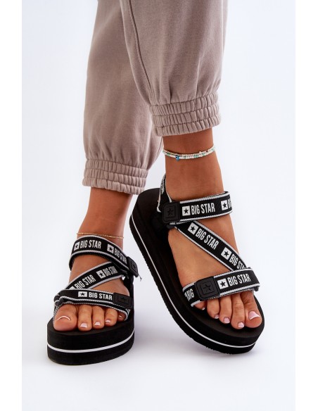 Women's Platform Sandals Big Star NN274A525 Black