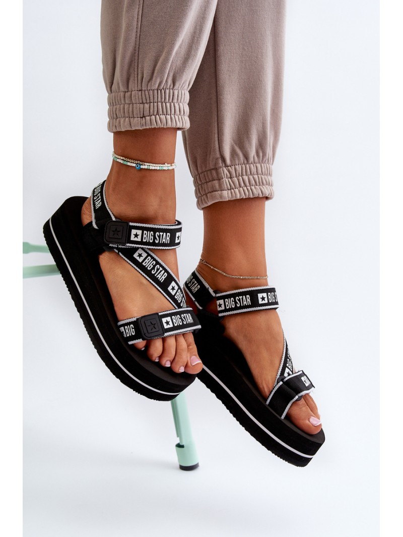 Women's Platform Sandals Big Star NN274A525 Black