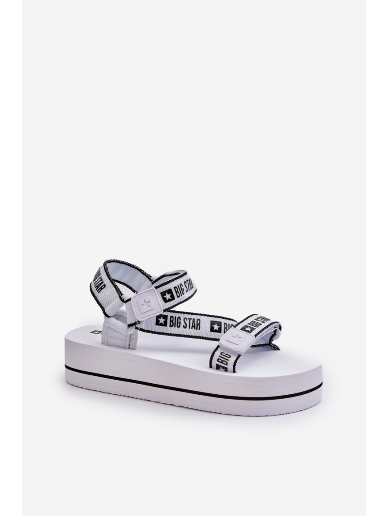 Women's Platform Sandals Big Star NN274A526 White