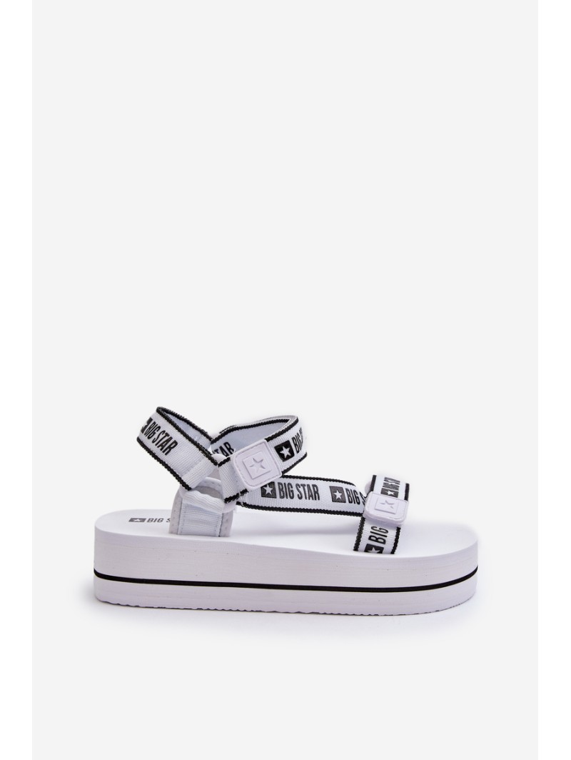 Women's Platform Sandals Big Star NN274A526 White