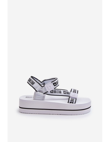 Women's Platform Sandals Big Star NN274A526 White