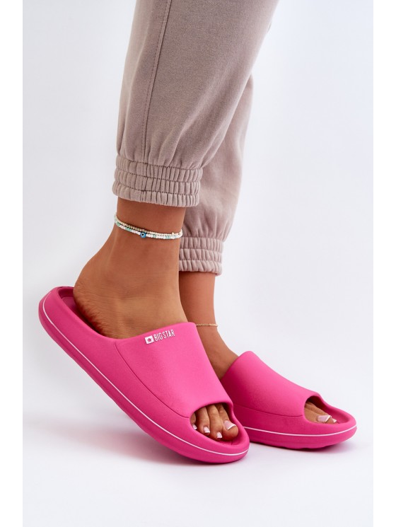Light Women's Slippers Big Star NN274A041 Fuchsia 2