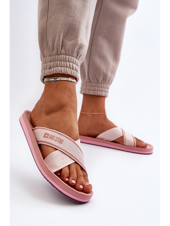 Women's Flip Flops Big Star NN274A058 Pink