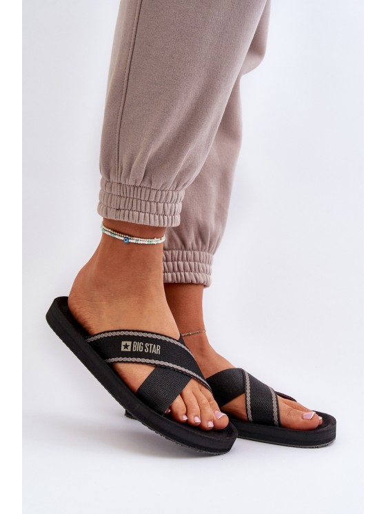 Women's Flip Flops Big Star NN274A059 Black