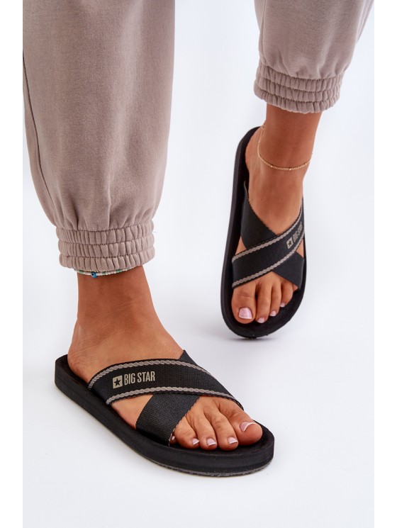 Women's Flip Flops Big Star NN274A059 Black 2