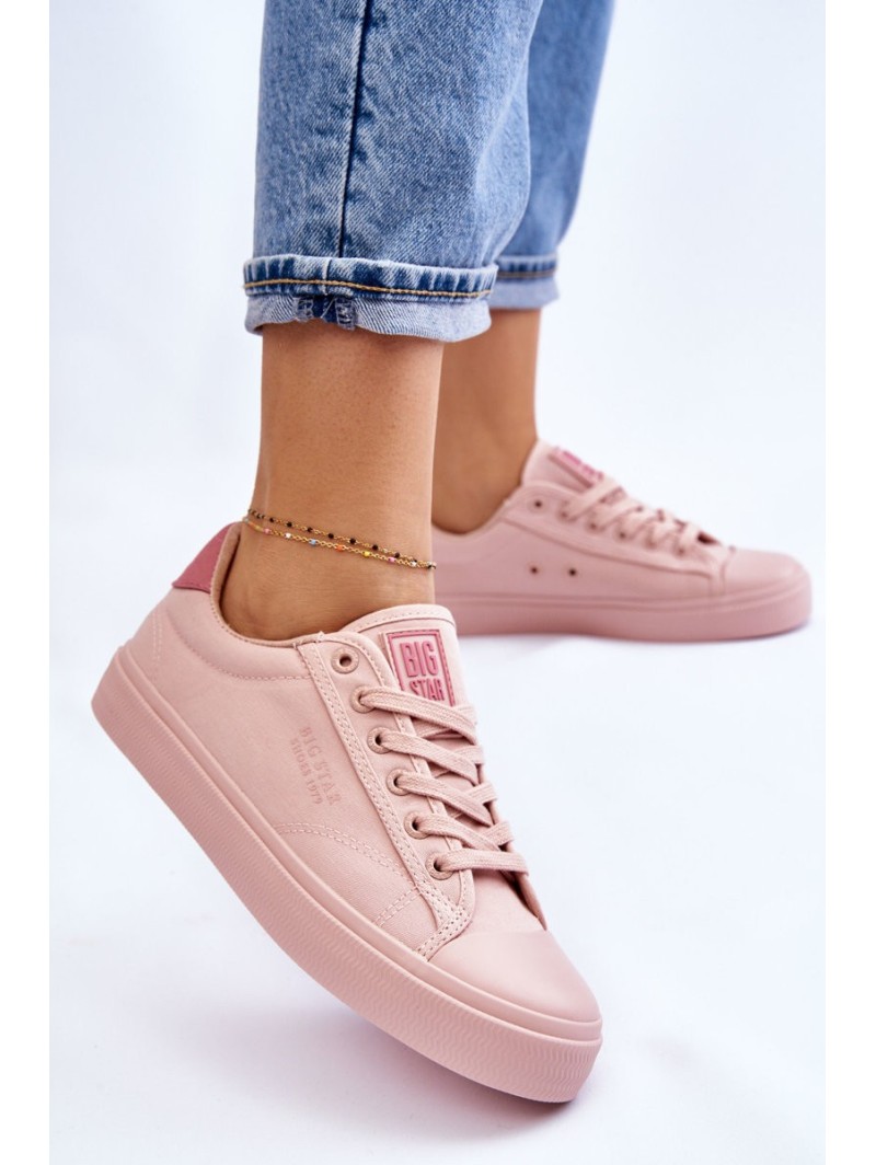 Classic Low Sneakers Big Star LL274095 Light pink