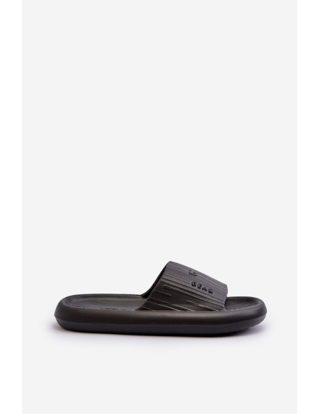 Women's Lightweight Black Foam Slides Fenicva