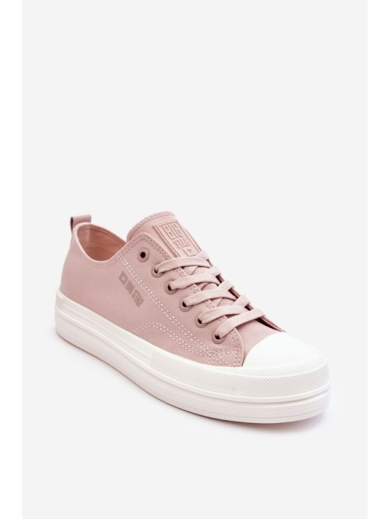 Big Star Low Lace-up Sneakers LL274970 Nude 2