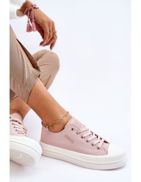 Big Star Low Lace-up Sneakers LL274970 Nude