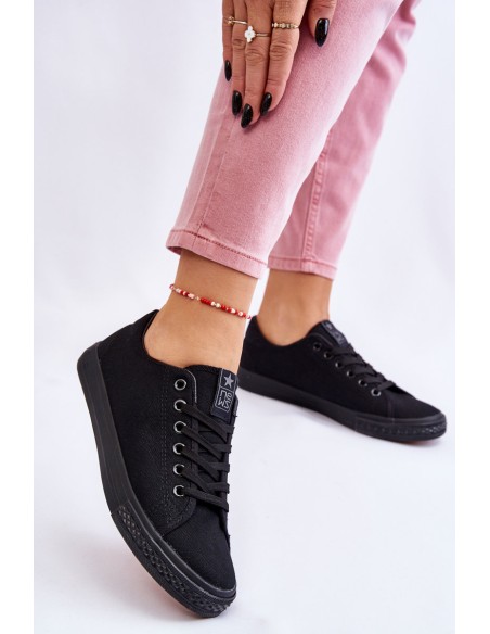 Women's Classic Sneakers Black Eleya