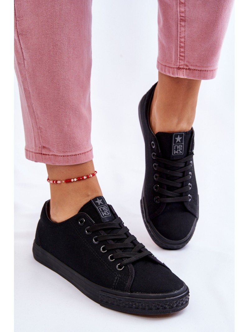 Women's Classic Sneakers Black Eleya