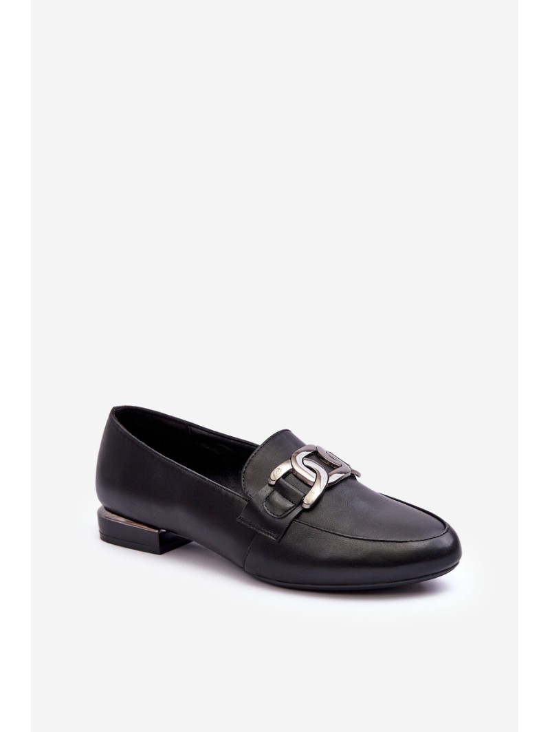 Women's Moccasins with Embellishment Black Camilena