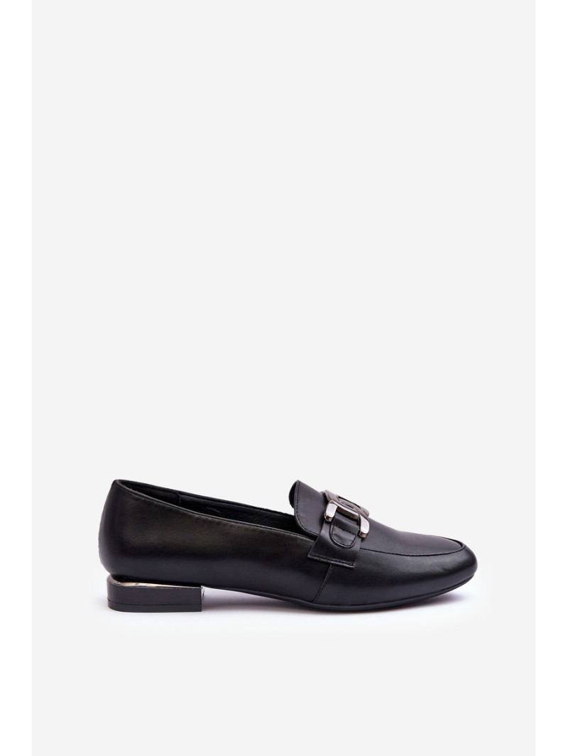 Women's Moccasins with Embellishment Black Camilena